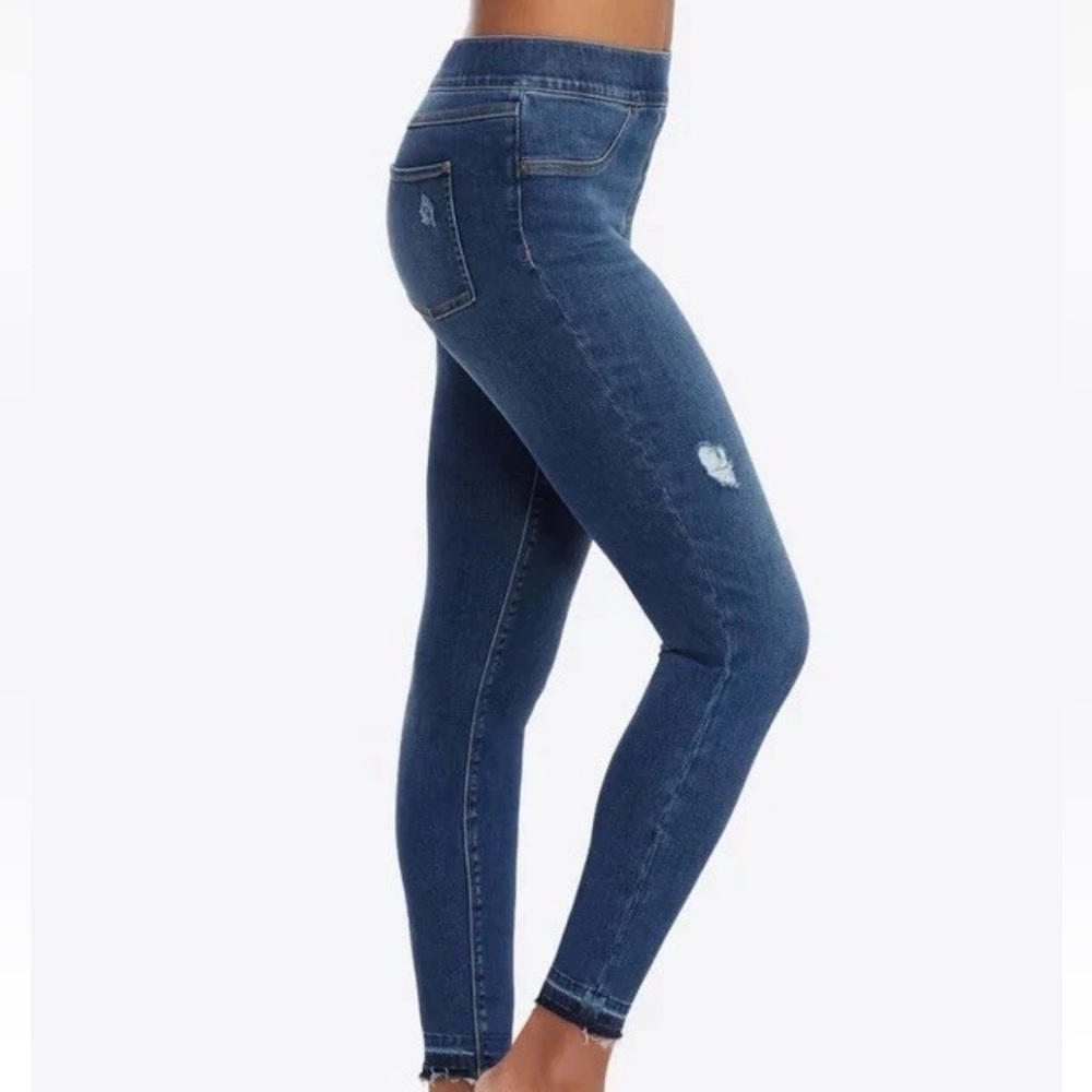 Dark Blue Denim Jeans by Spanx - Picture 1 of 6